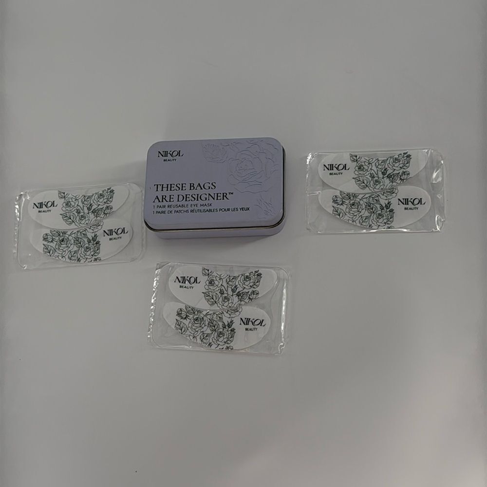 Nikol Beauty THESE BAGS ARE DESIGNER-EYE MASK Reusable Under Eye Masks Skincare